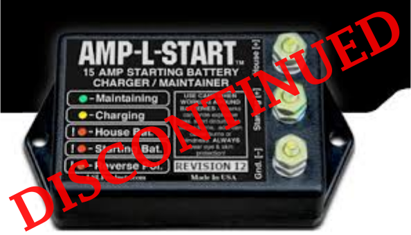 House2Start DC-to-DC charger installed as an Amp-L-Start replacement