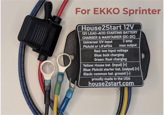 House2Start Wired for an Ekko Installation with terminals and fuses