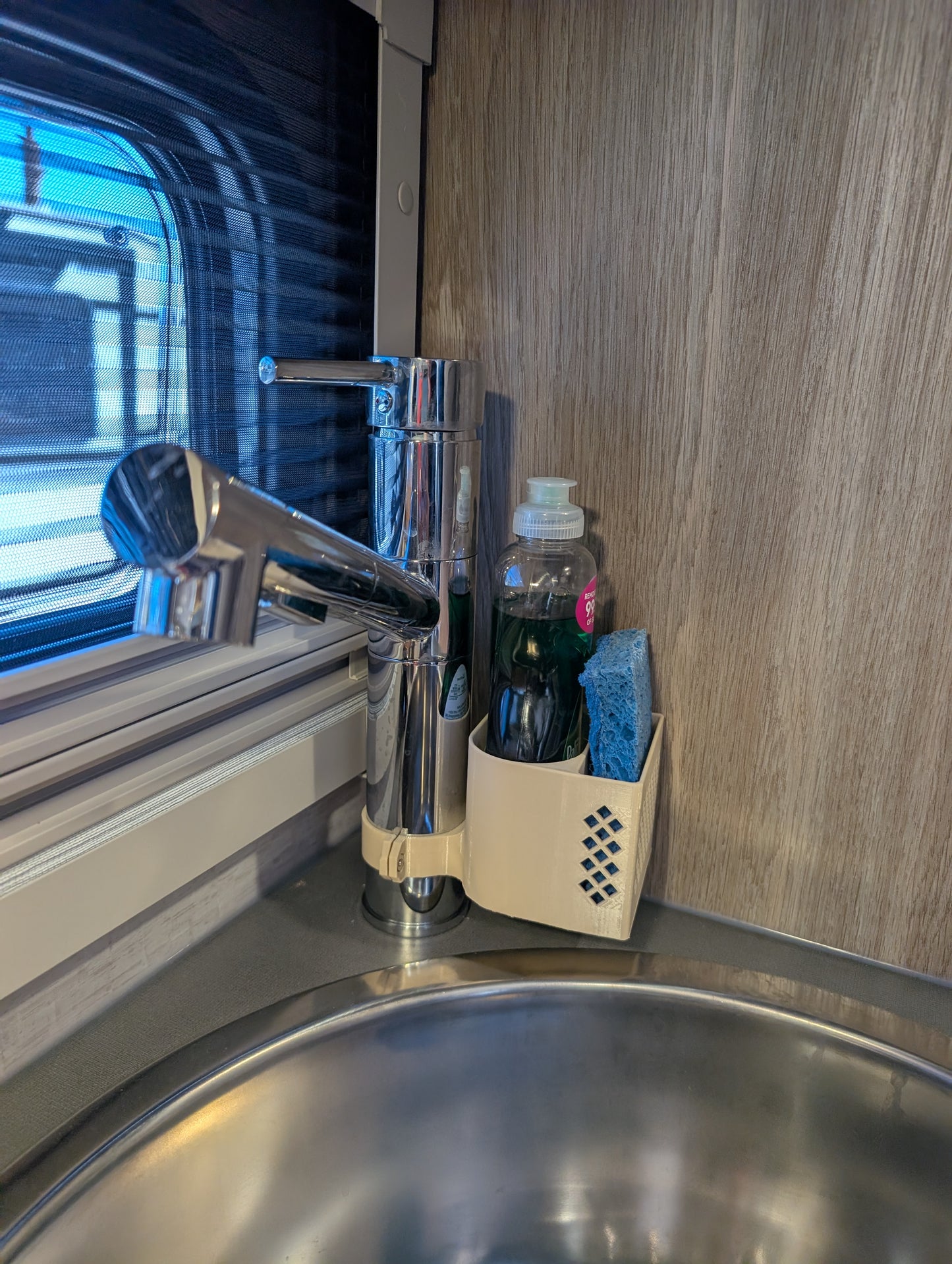 EKKO/View/Navion Facuet Mounted Soap and Sponge Holder - 50mm
