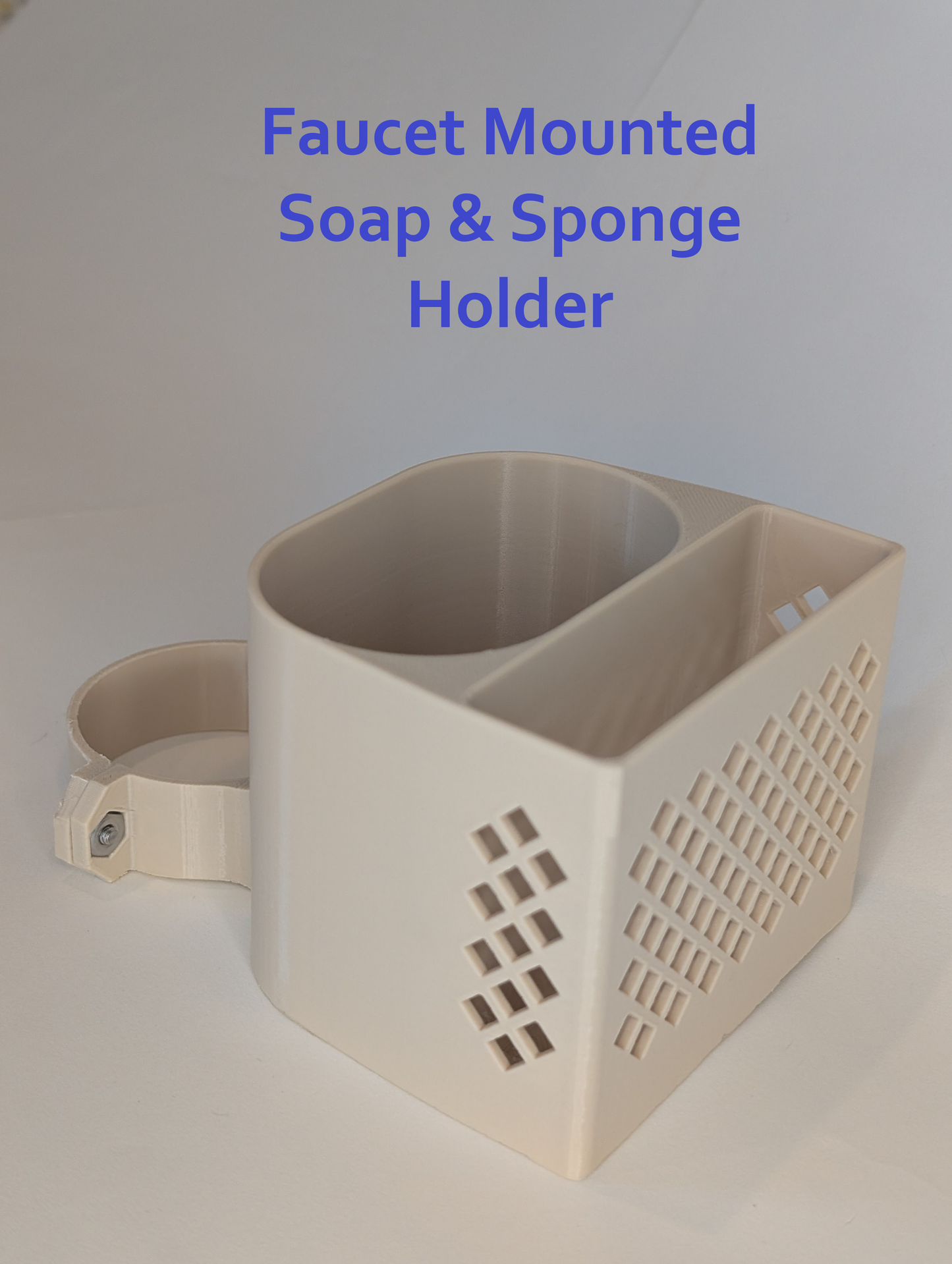EKKO/View/Navion Facuet Mounted Soap and Sponge Holder - 50mm