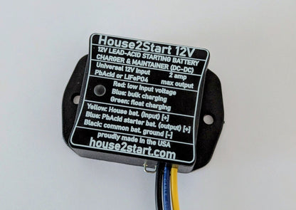 A picture of the House2Start battery charger.
